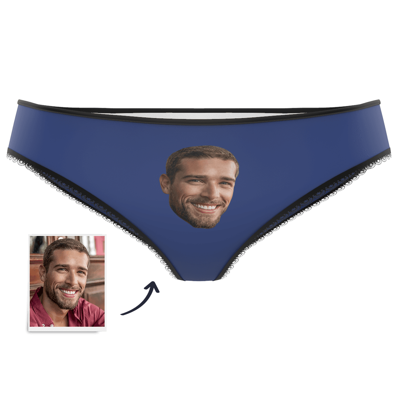Custom Women's Face Colorful Panties - MyPhotoSocks