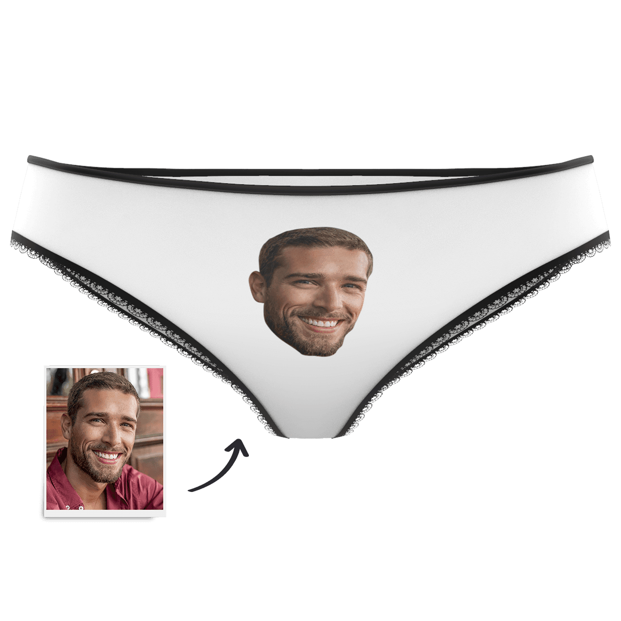 Custom Women's Face Colorful Panties - MyPhotoSocks