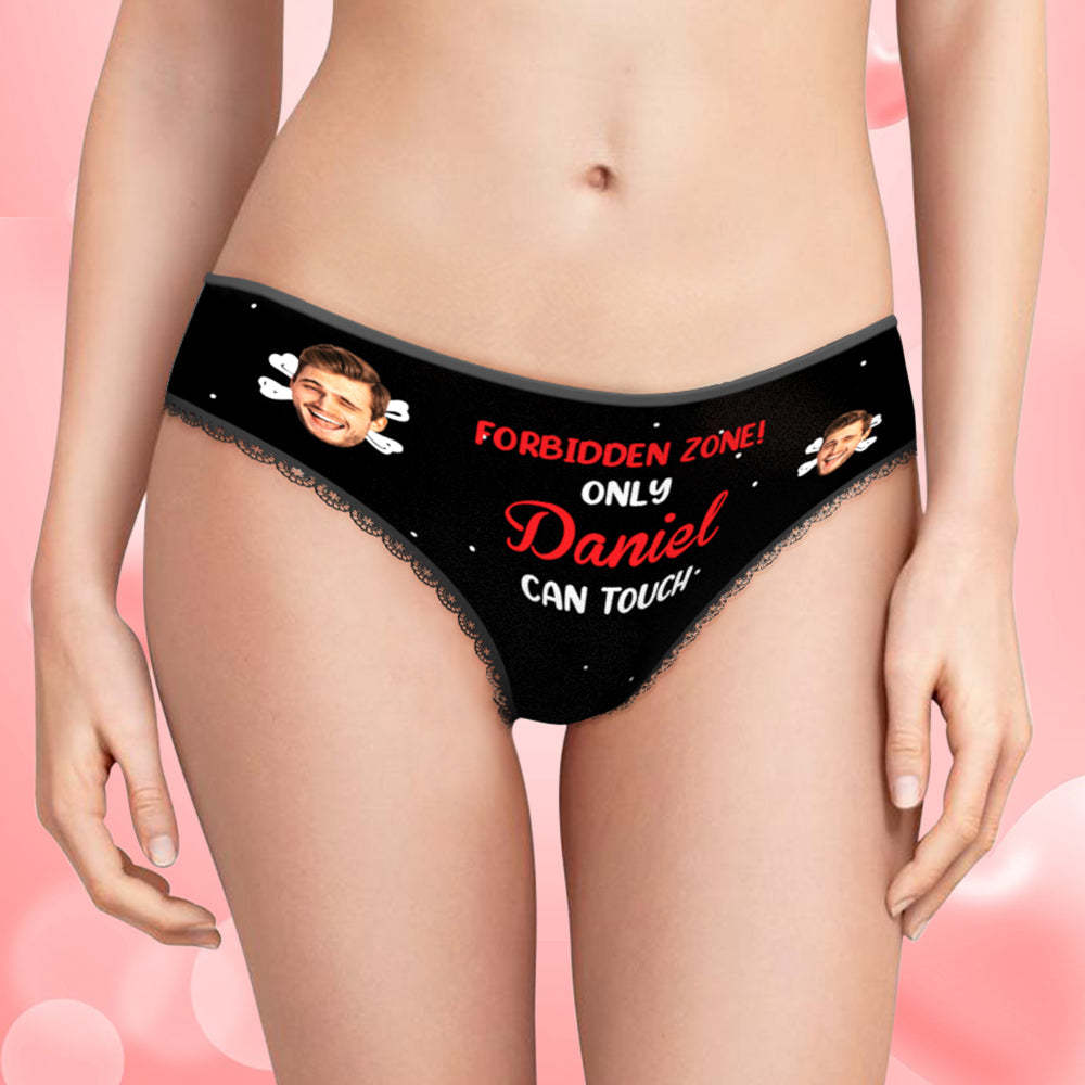 Custom Face Underwear Personalized Name Boxer Briefs and Panties Valentine's Day Gifts for Couple - MyPhotoSocks