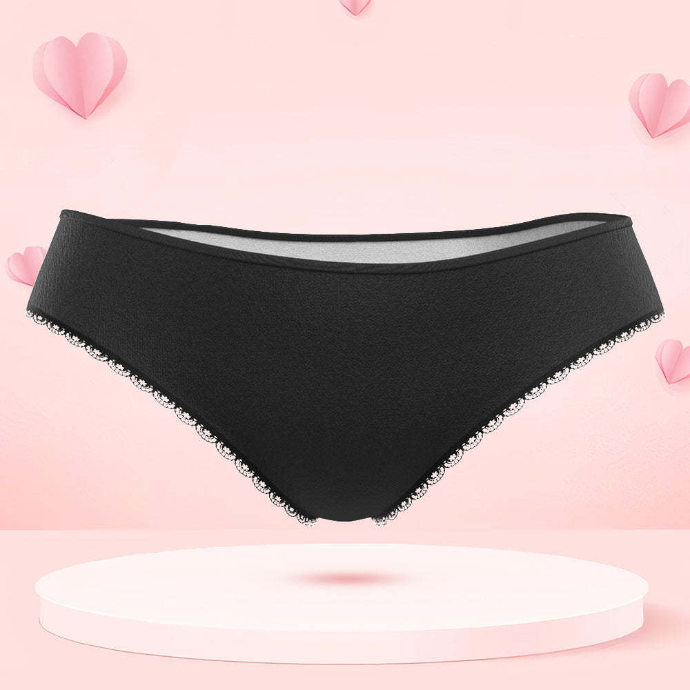 Custom Face Panties Personalized Photo Women's Lace Panties Pretty Sure I Deserve A Spanking Valentine's Day Gift - MyPhotoSocks