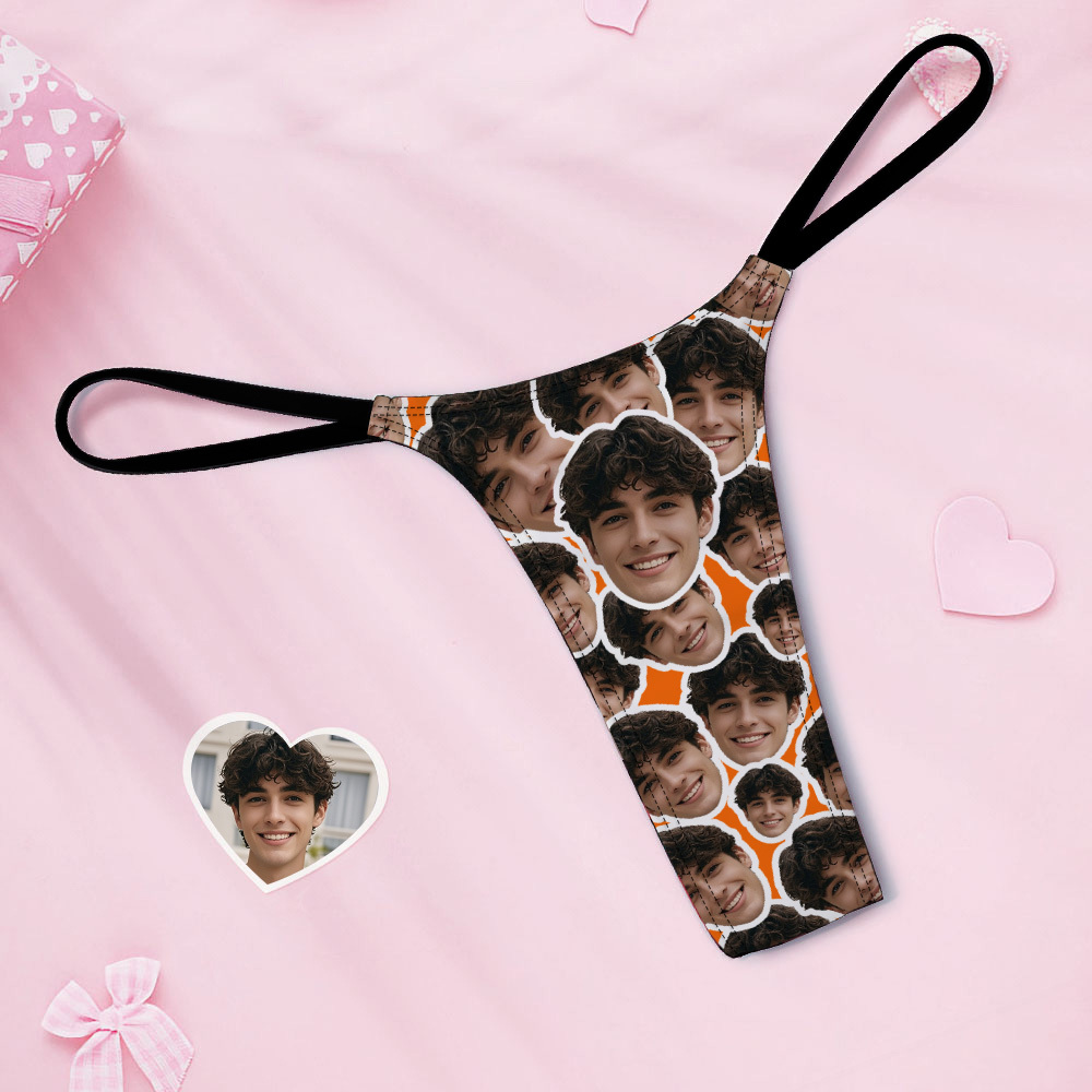 Custom Thongs Face Mash Photo Panties Funny Underwear Briefs Valentine Gifts Idea - MyPhotoSocks