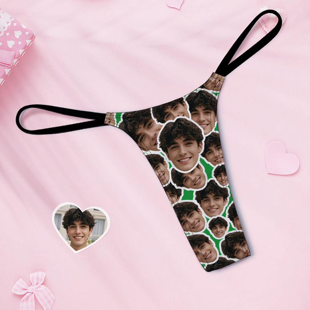 Custom Thongs Face Mash Photo Panties Funny Underwear Briefs Valentine Gifts Idea - MyPhotoSocks