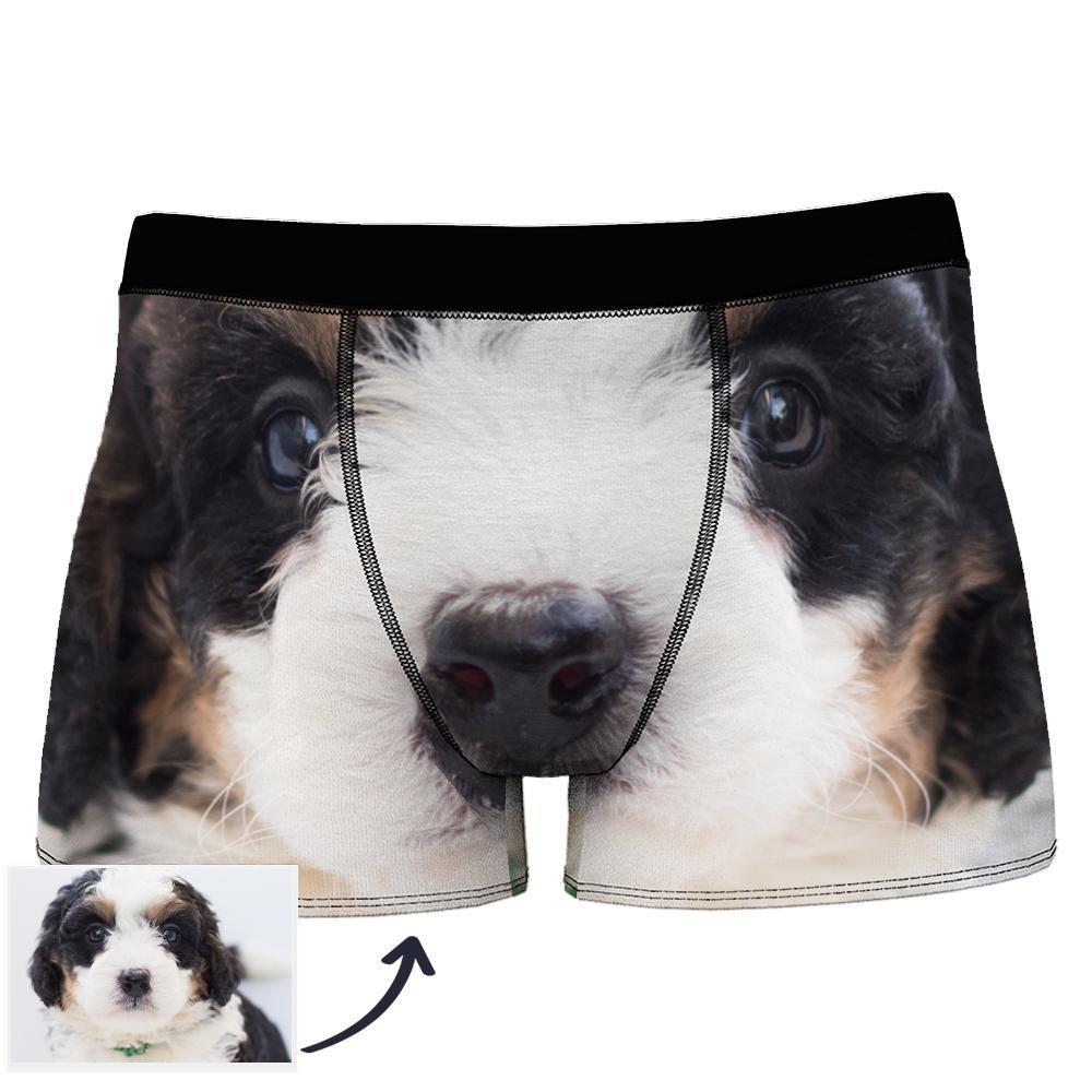 Custom Face Man Boxer Seamless Overall View - MyPhotoSocks