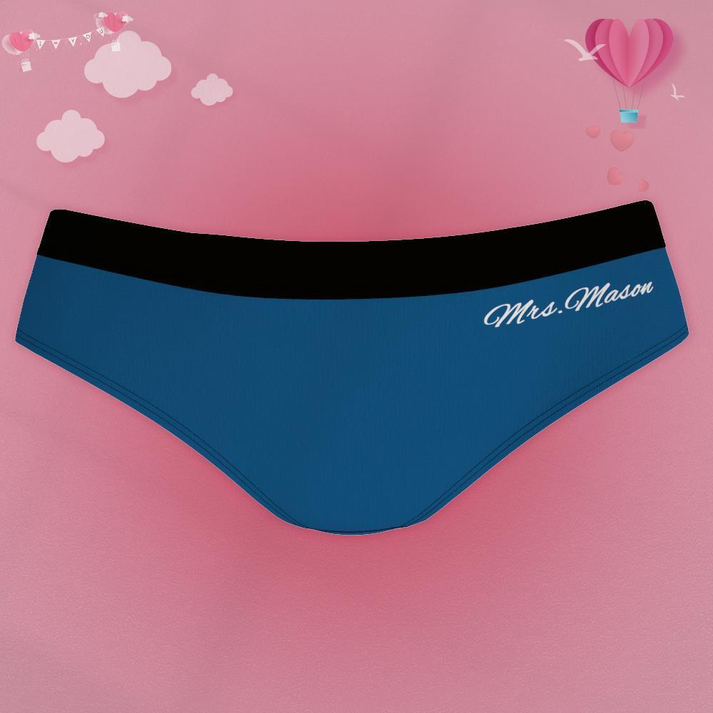 Custom Name Underwear,Personalized "Cum Dumpste" Panty Women's Gifts for Girlfriend-MyPhotoSocks