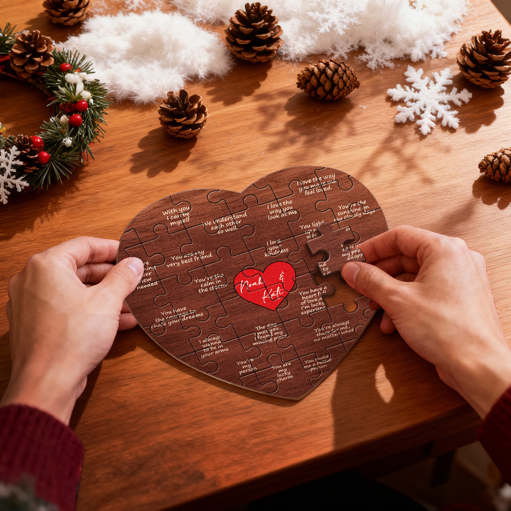 Custom Jigsaw Puzzle- Valentine Gift For Lovers- Gift for Boyfriend Girlfriend