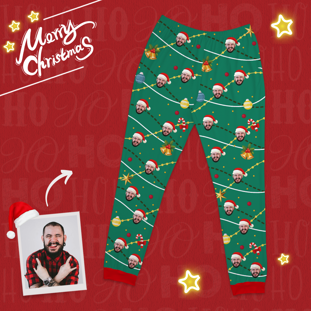 Custom Christmas Tree Pajamas Suit