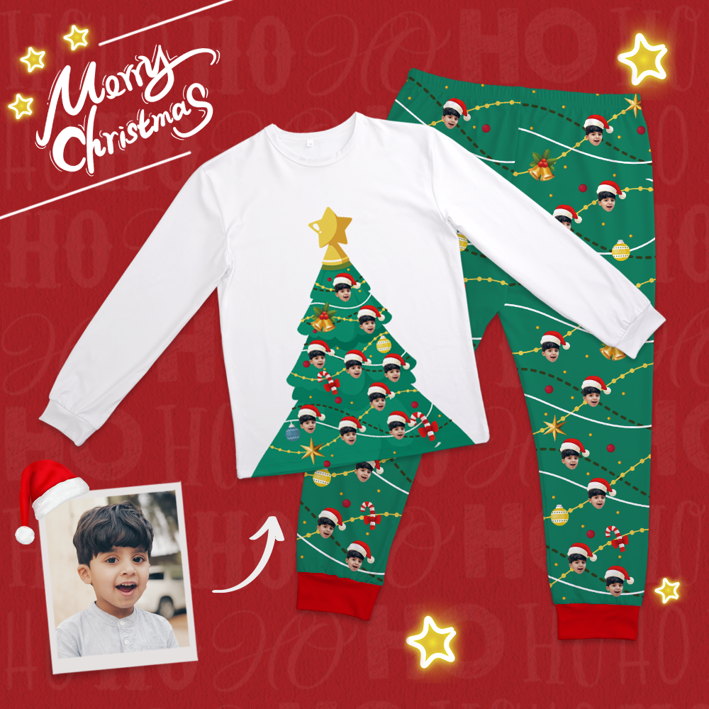 Custom Christmas Tree Pajamas Suit