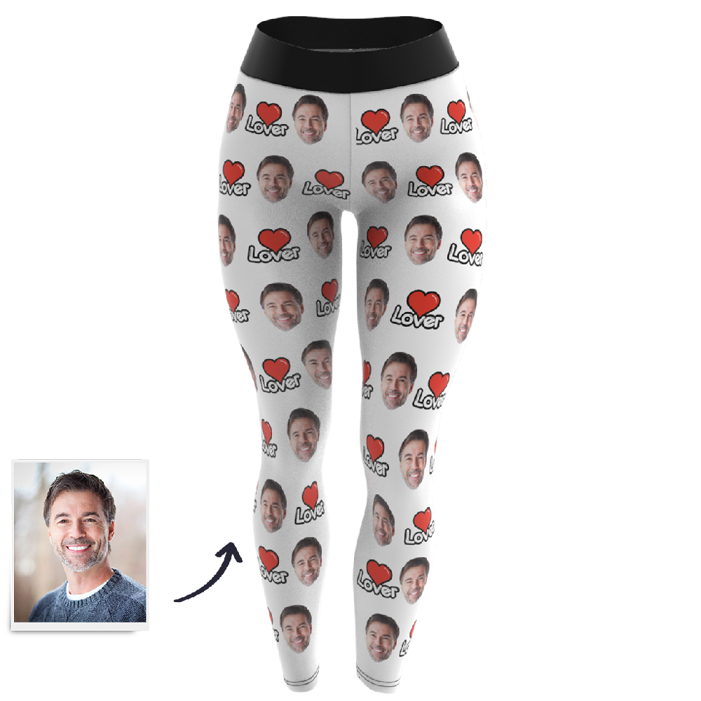 Custom Face Leggings - Lover-MyPhotoSocks