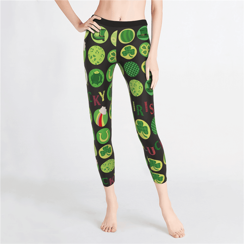 Woman's Leggings-St.Patrick's Day-MyPhotoSocks