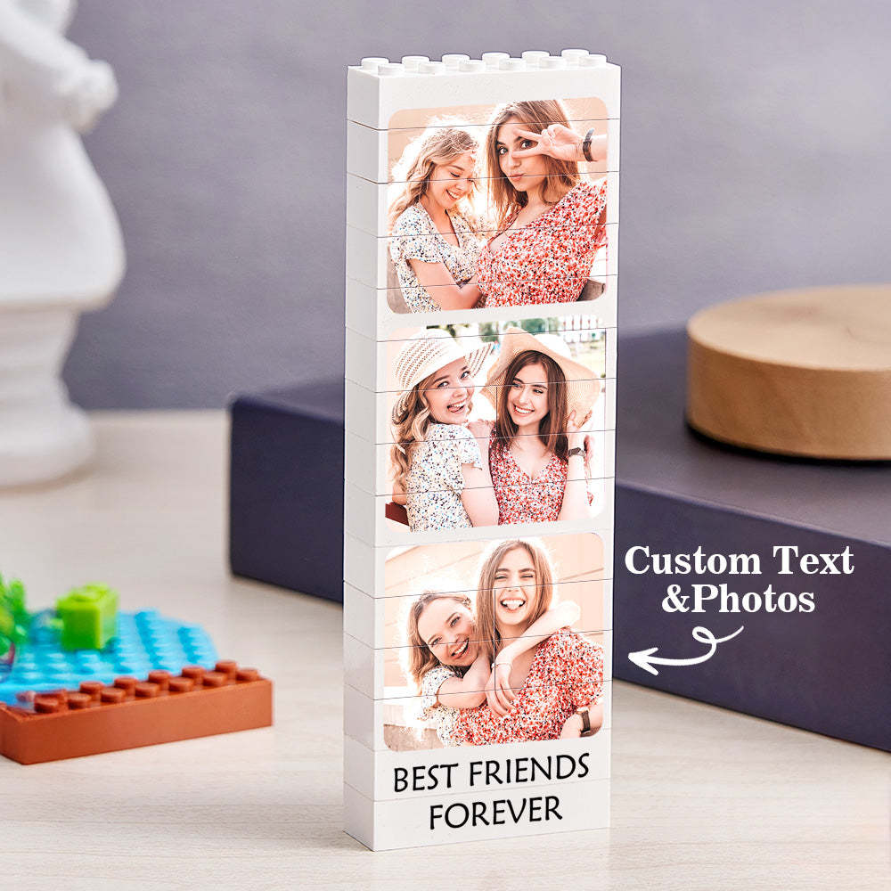 Personalized Photo Building Block Picture Brick Puzzle Gift for Best Friends - MyPhotoSocks