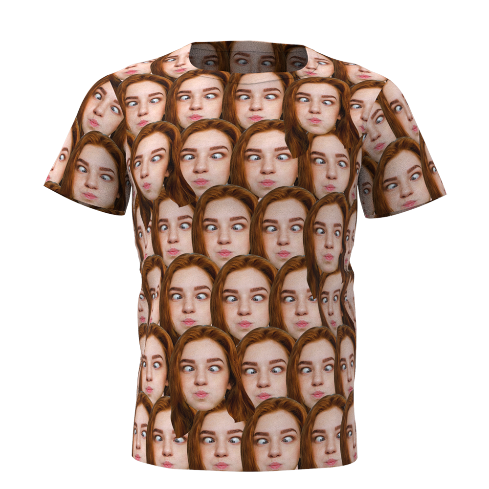 Custom Face Mash T-shirt - MyPhotoSocks