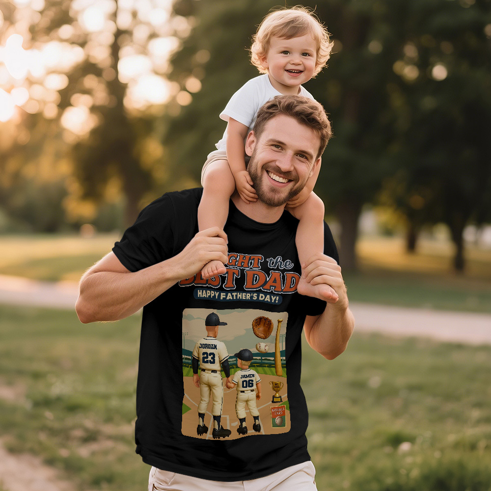 Custom Fathers Day Gift Photo Vintage T-shirts Face T Shirt Personalized Gift for Dad