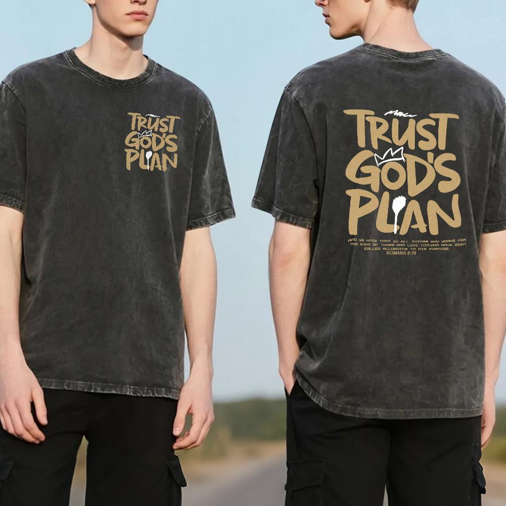 Faith-Inspired T-Shirt – "Trust the Journey" Crown Graphic Tee | Positive Message Shirt for Everyday Confidence