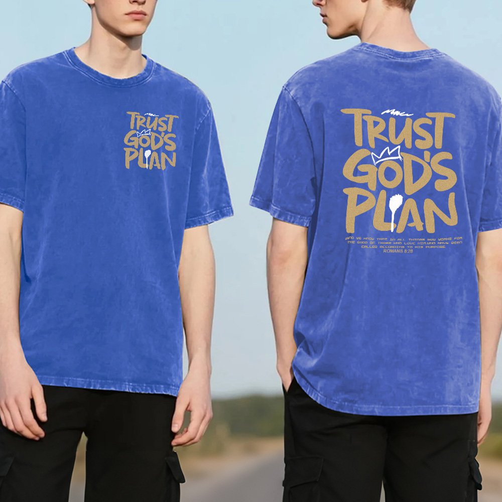 Faith-Inspired T-Shirt – "Trust the Journey" Crown Graphic Tee | Positive Message Shirt for Everyday Confidence