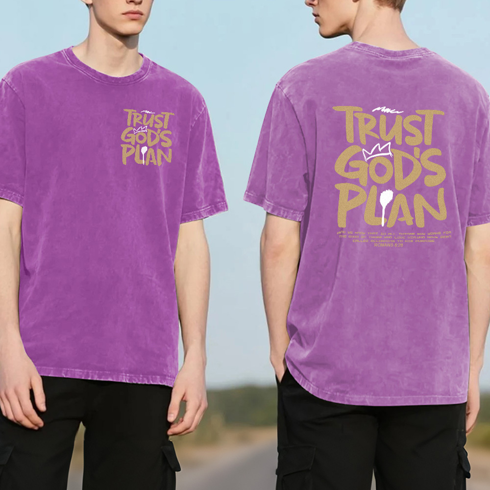 Faith-Inspired T-Shirt – "Trust the Journey" Crown Graphic Tee | Positive Message Shirt for Everyday Confidence