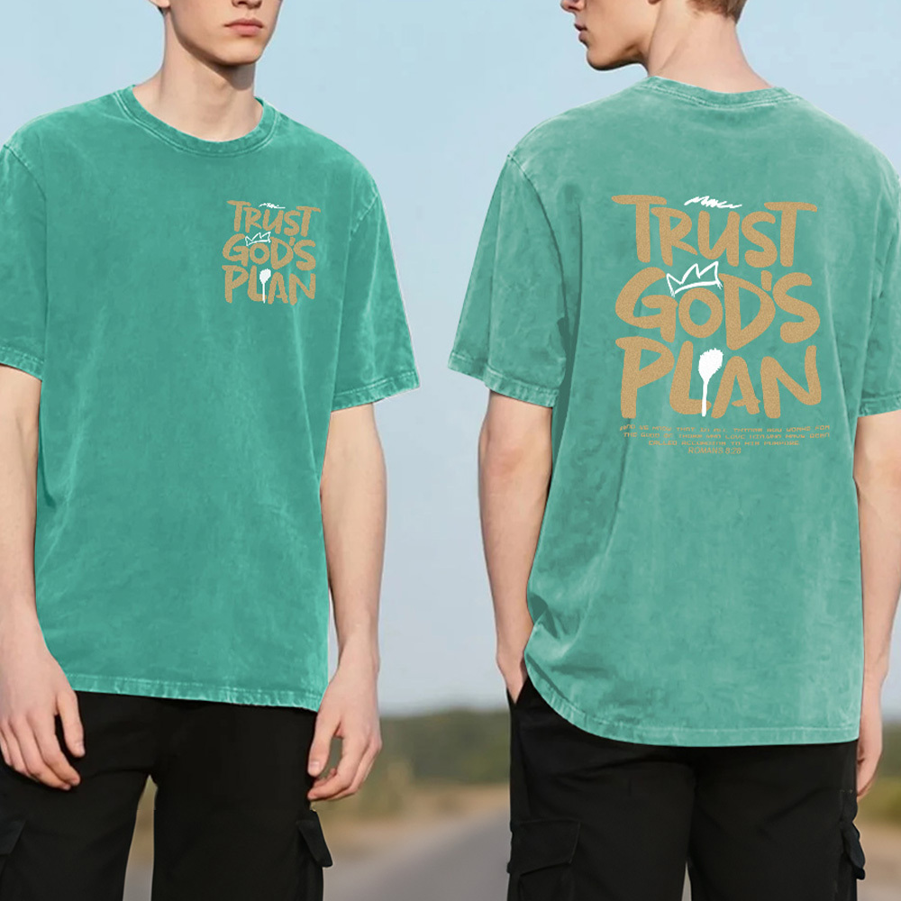 Faith-Inspired T-Shirt – "Trust the Journey" Crown Graphic Tee | Positive Message Shirt for Everyday Confidence