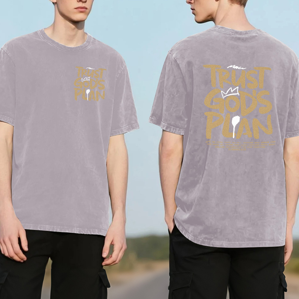 Faith-Inspired T-Shirt – "Trust the Journey" Crown Graphic Tee | Positive Message Shirt for Everyday Confidence