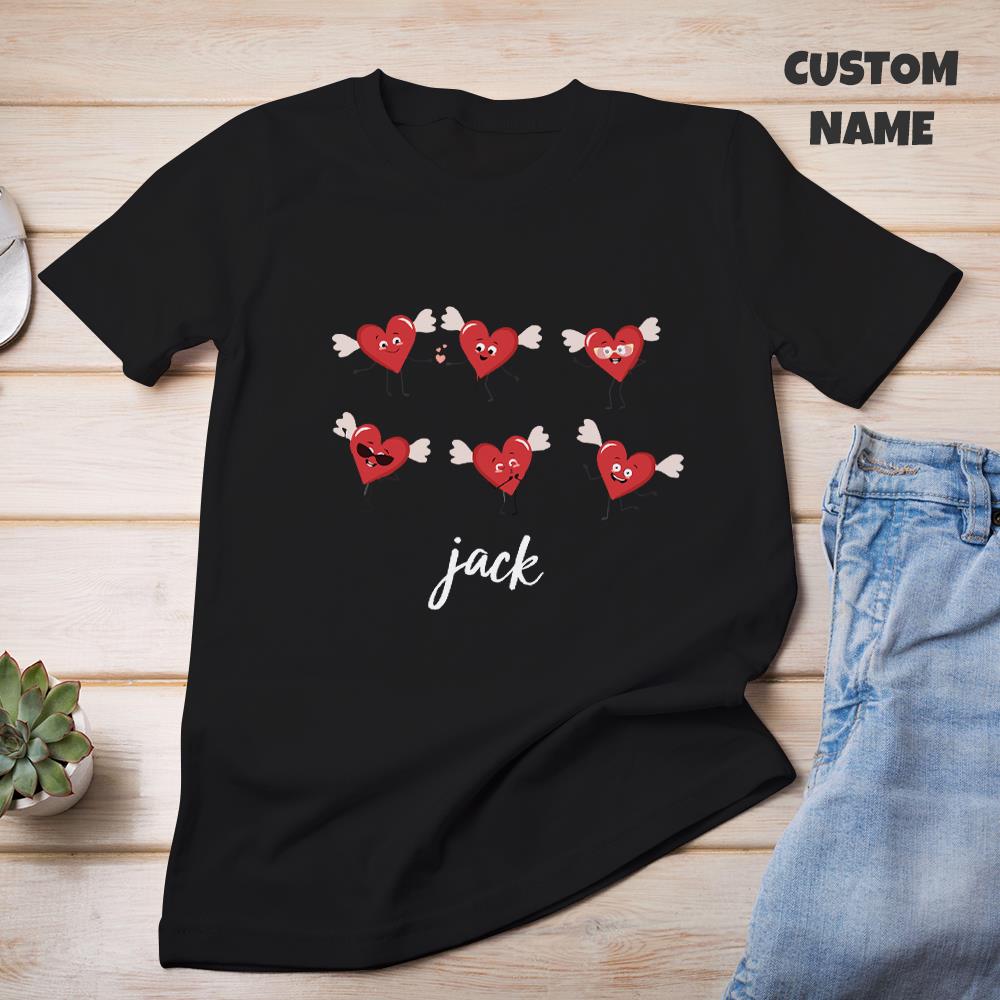 Custom Engraved Valentines Day Sweatshirt Shirt Playful and Cute Valentine Gift-MyPhotoSocks