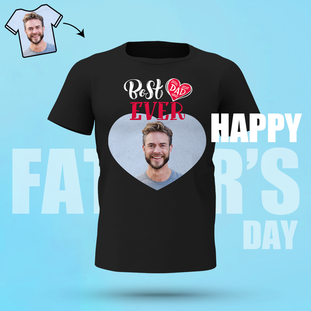 Custom Photo T-Shirt Unconditional Love Gift Mom Dad Kid Unique Gift-MyPhotoSocks