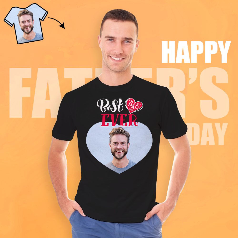 Custom Photo T-Shirt Unconditional Love Gift Mom Dad Kid Unique Gift-MyPhotoSocks
