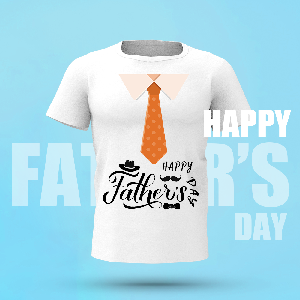 Custom Photo T-shirt NO.1 Dad Father's Day Gift-MyPhotoSocks