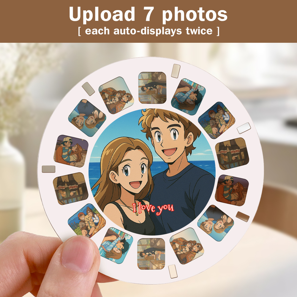 Personalized 3D Viewfinder Reel for - Customize with Your Photos