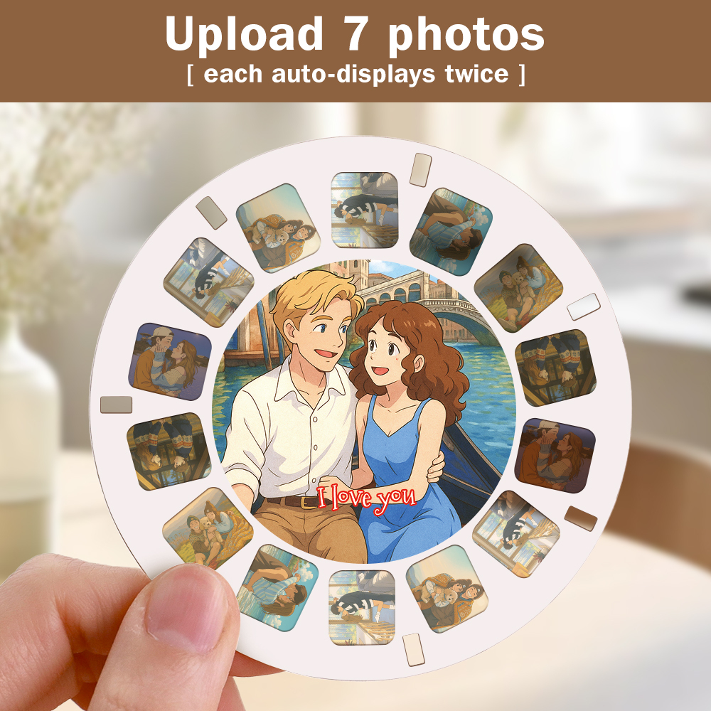 Personalized 3D Viewfinder Reel for - Customize with Your Photos