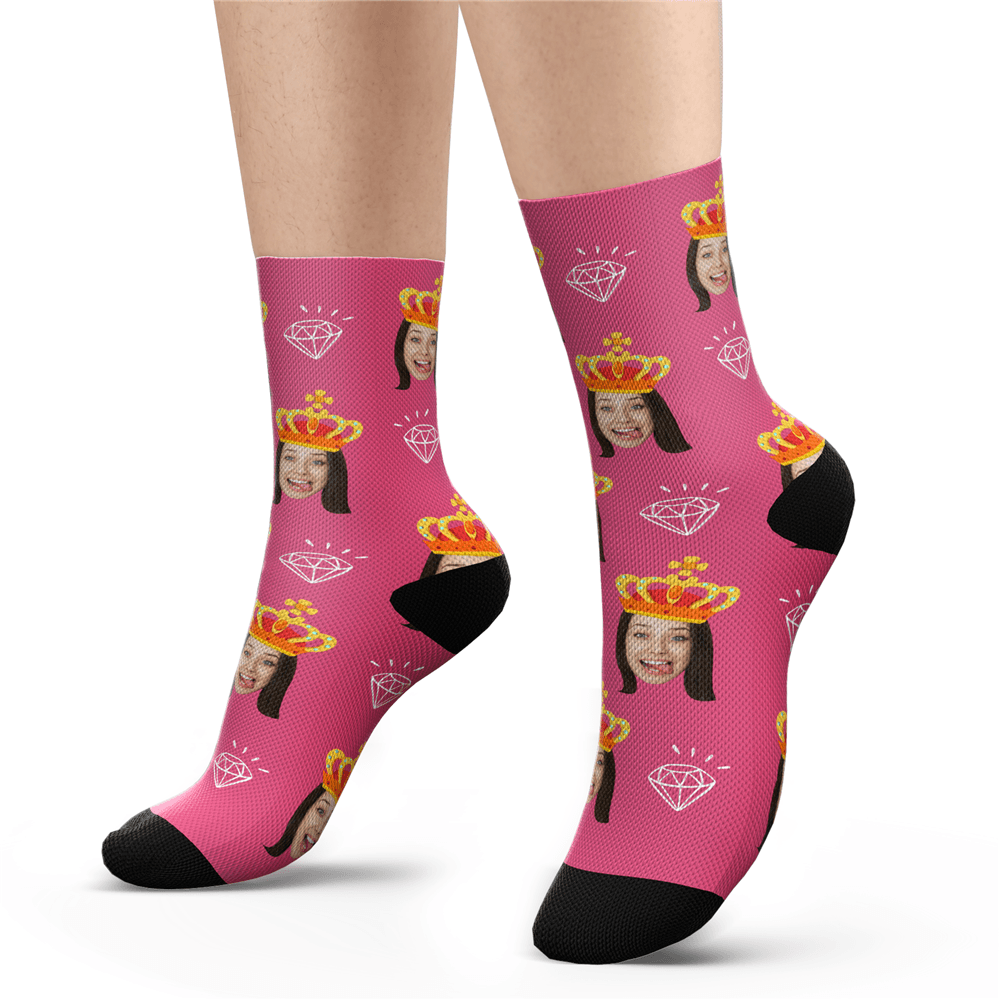 Custom Queen Photo Socks - MyPhotoSocks