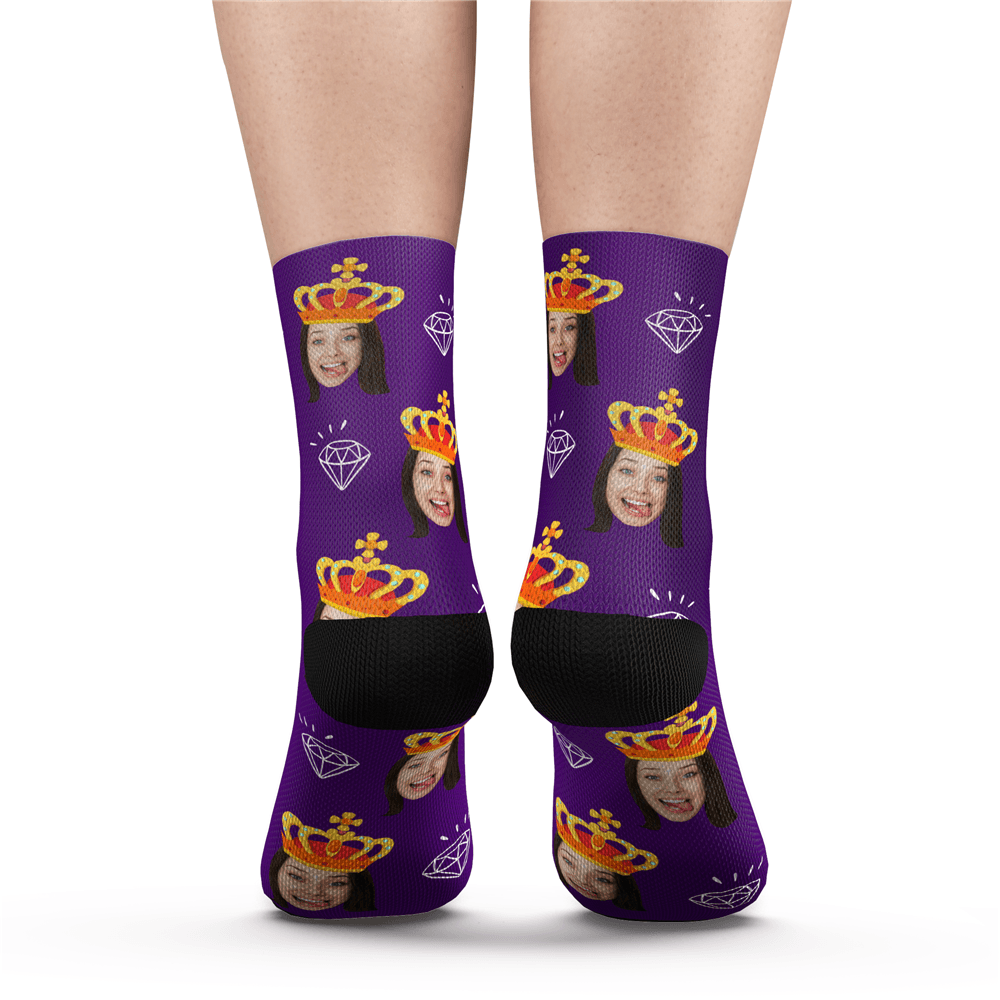 Custom Queen Photo Socks - MyPhotoSocks