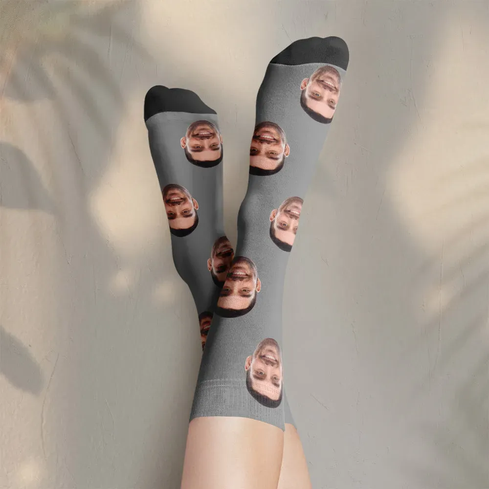 Custom Face Socks Free Shipping