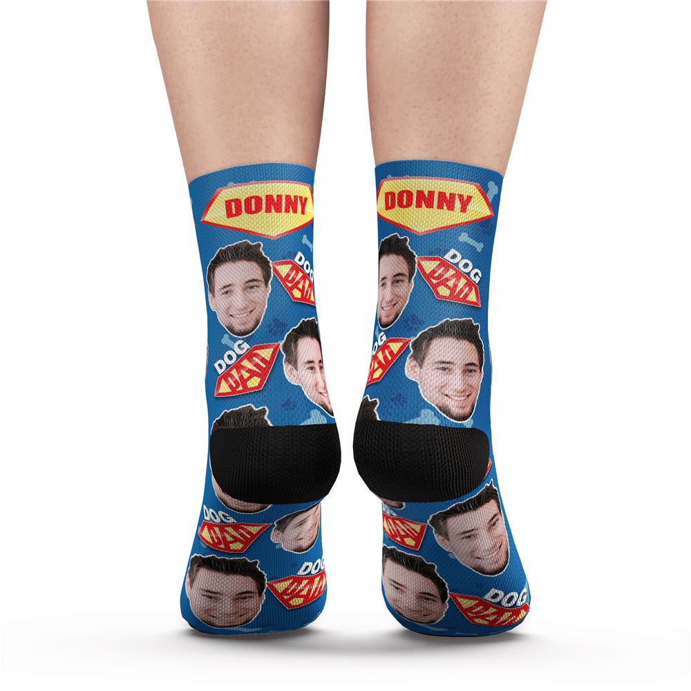 Custom Dog Dad Socks - MyPhotoSocks