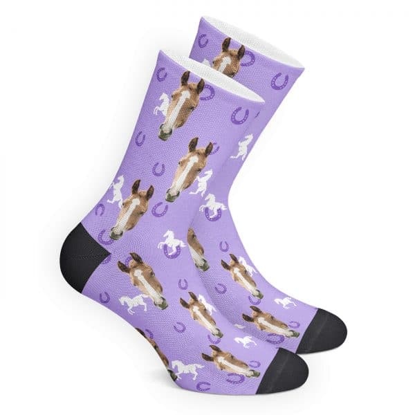 Custom Horse Socks - MyPhotoSocks