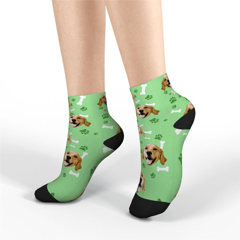 Custom Quarter Socks Dog - MyPhotoSocks