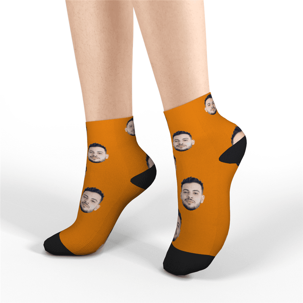 Custom Quarter Face Socks - MyPhotoSocks