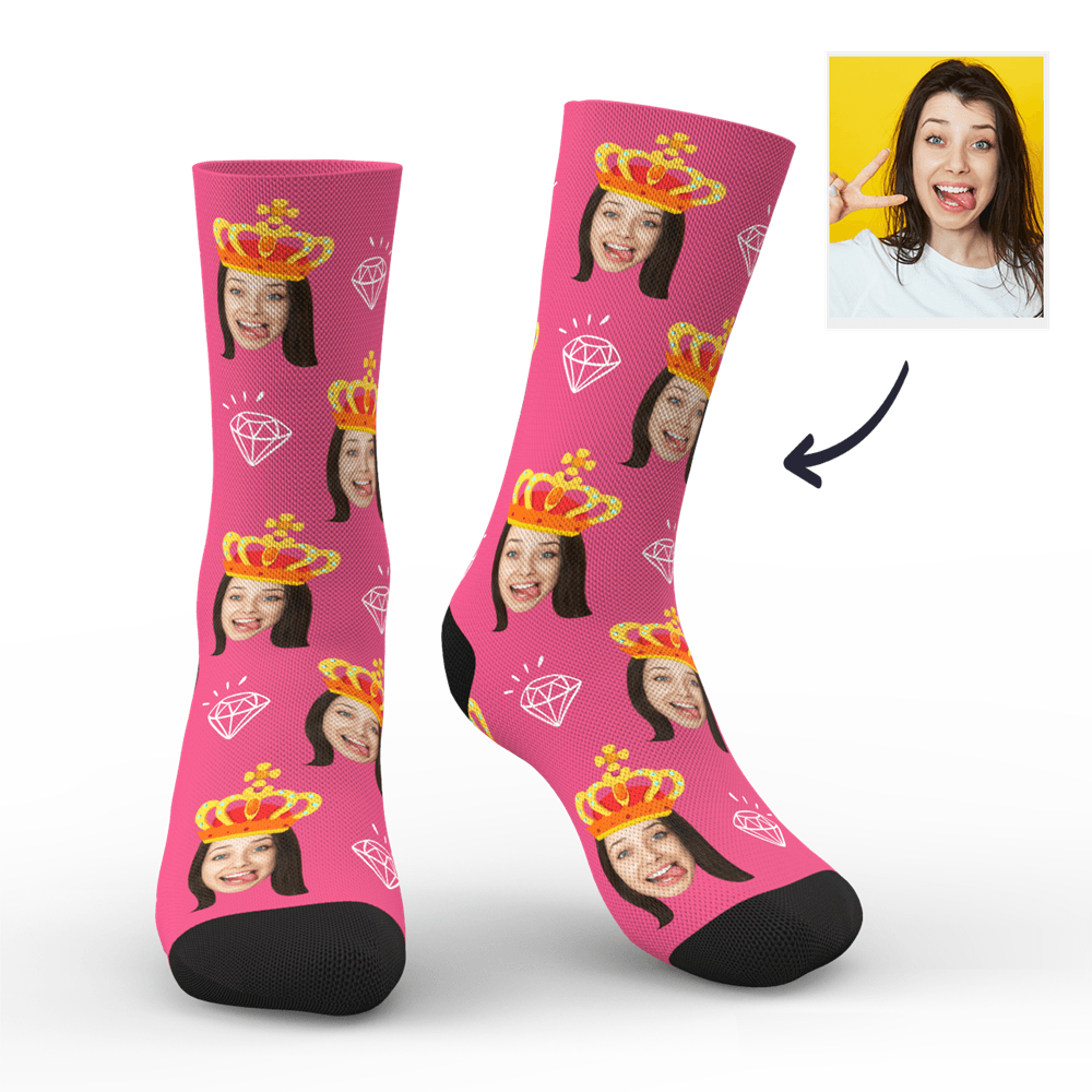 Custom Queen Photo Socks - MyPhotoSocks