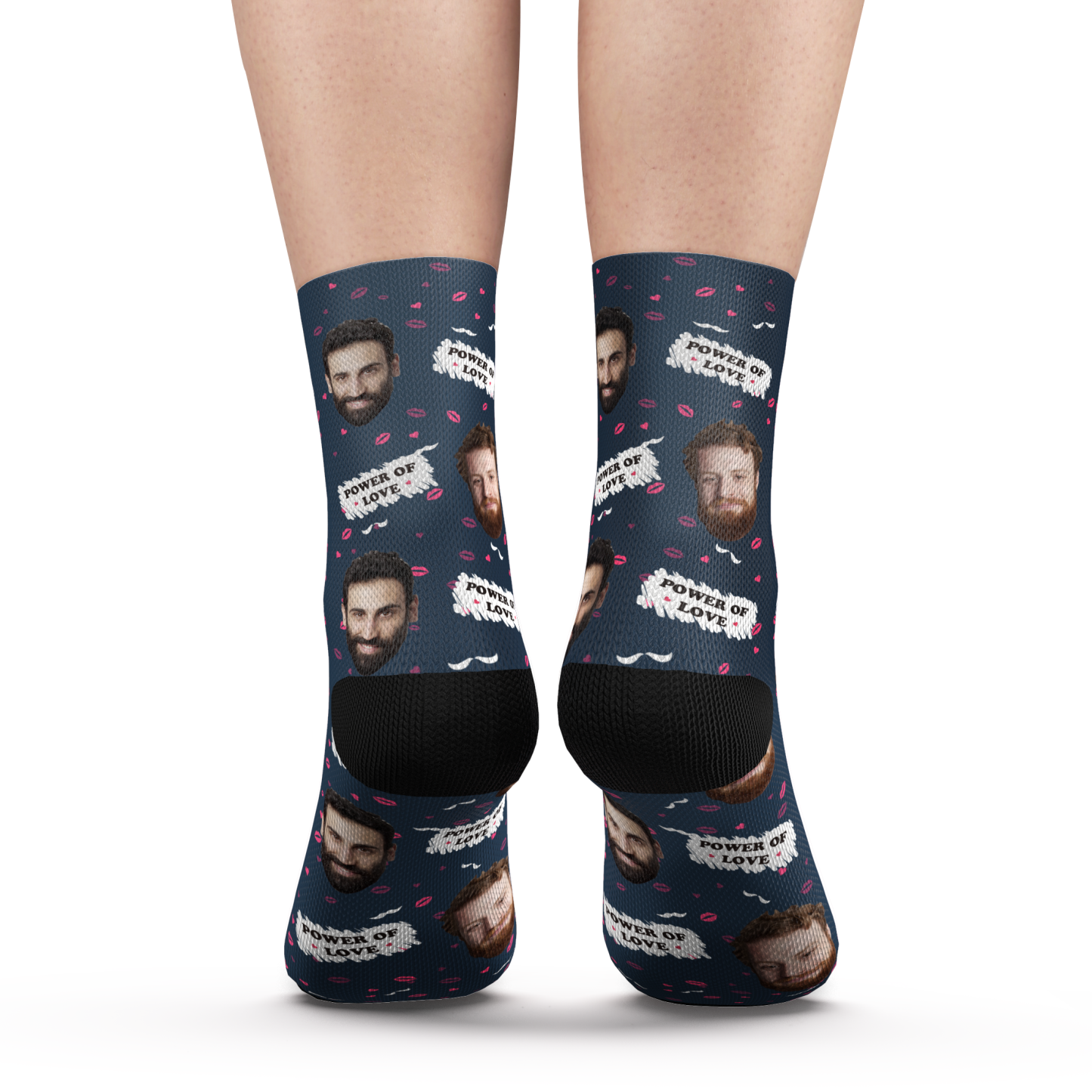 Custom Photo Socks Mr and Mr With Your Text - MyPhotoSocks