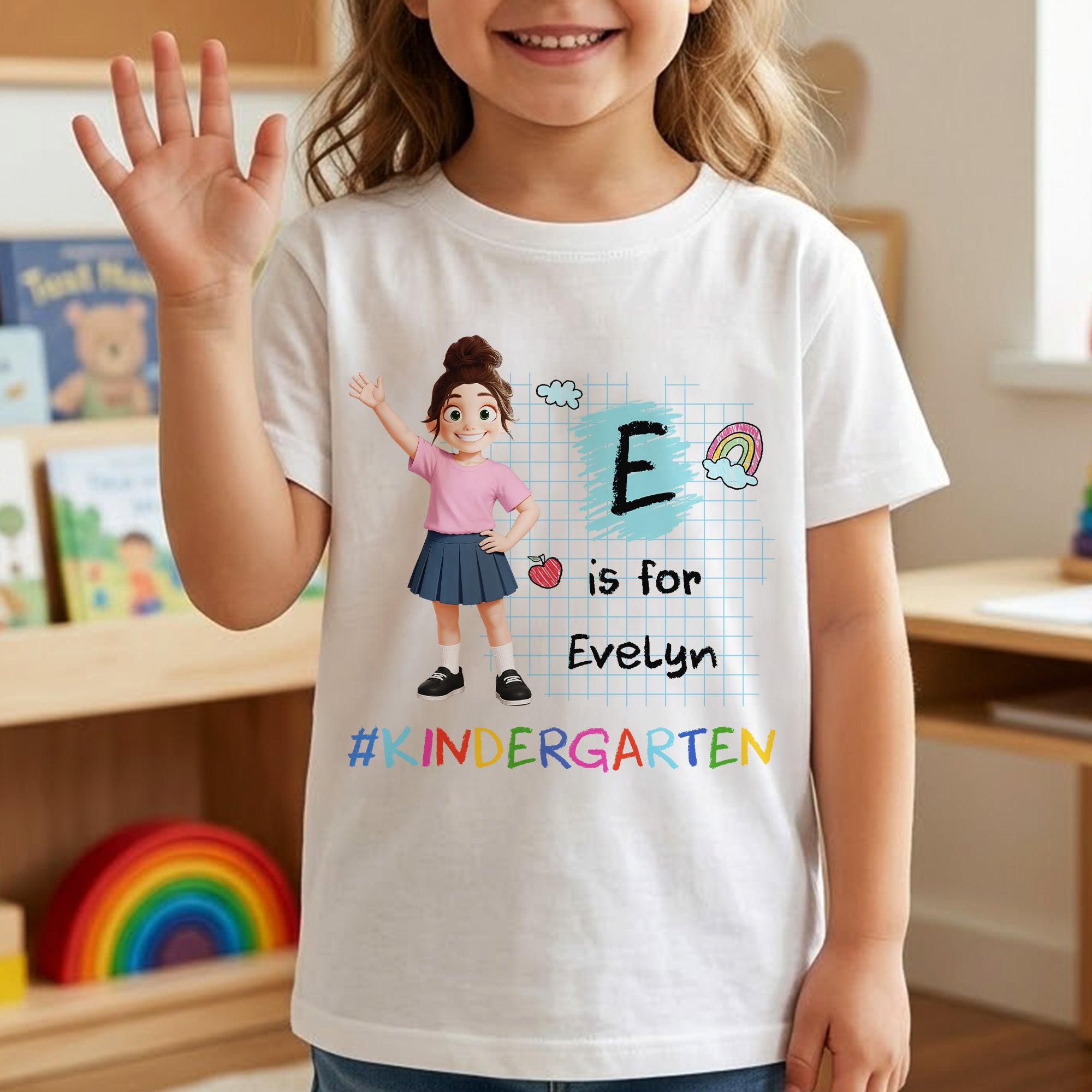 Custom Name Back To School Kid - Personalized Shirt