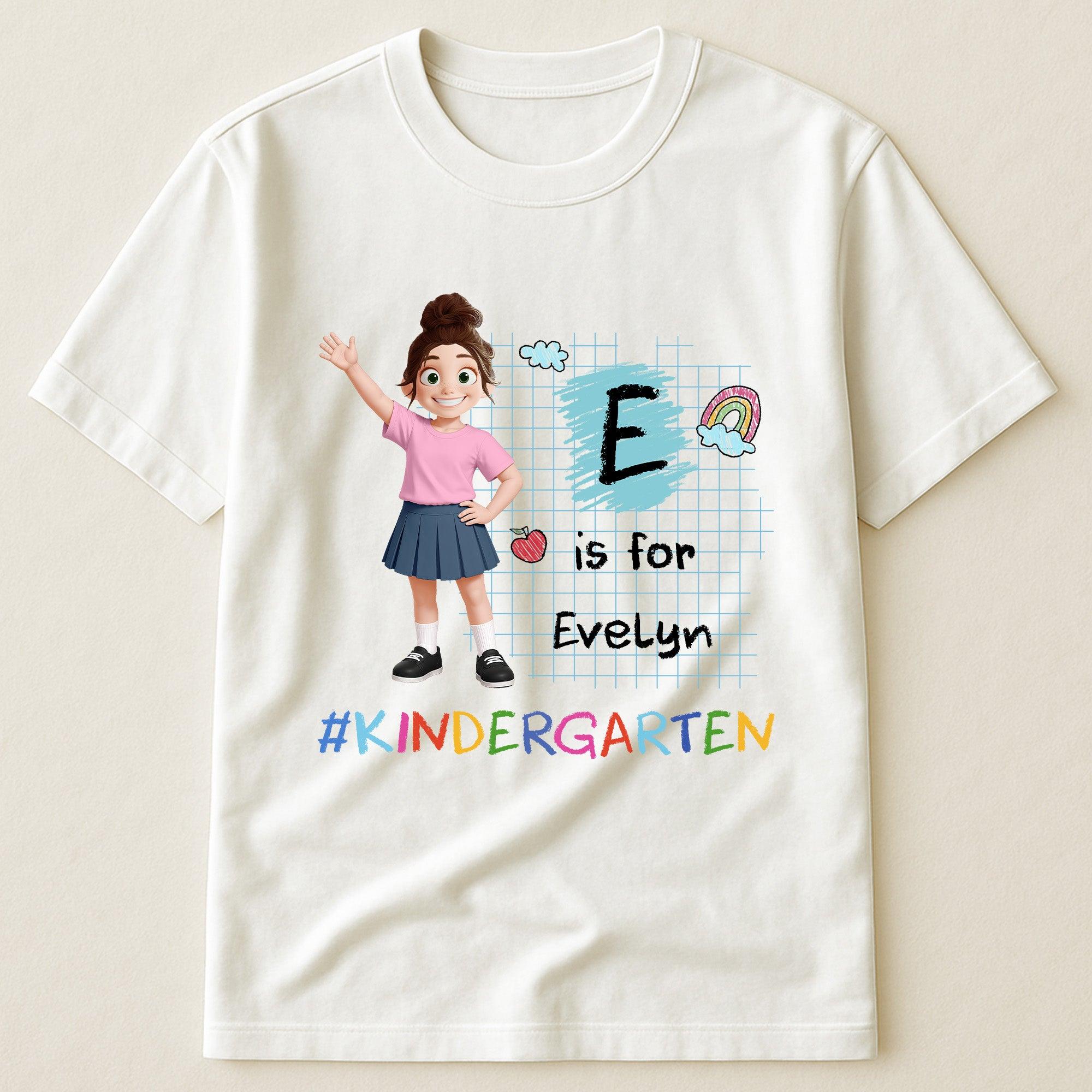 Custom Name Back To School Kid - Personalized Shirt
