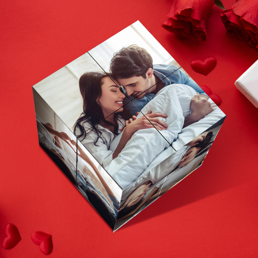 Infinity Photo Cube Custom Photo Folding Photo Rubic's Cube Gifts For Him
