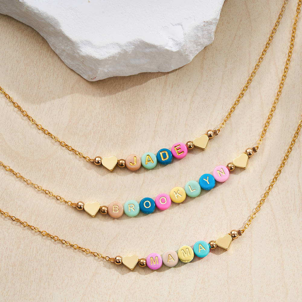 Custom Name Necklace Back to School Gift for Kids Gift Kindergarten Gift Preschool First Day of School Kids Necklace Kids Jewelry