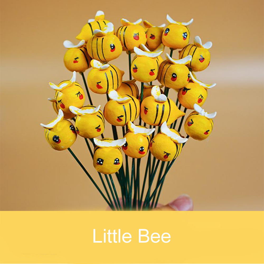 Handcrafted Ceramic Flower Bouquet Everlasting Blooms for DIY Home Decor, Perfect for Valentine'S Day, Christmas, Mother'S Day Gift