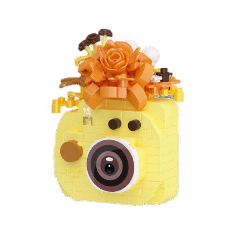 Retro Camera Style Micro Brick Building Kit | Creative DIY Construction Toy for Kids & Adults | Graduation Gift Idea