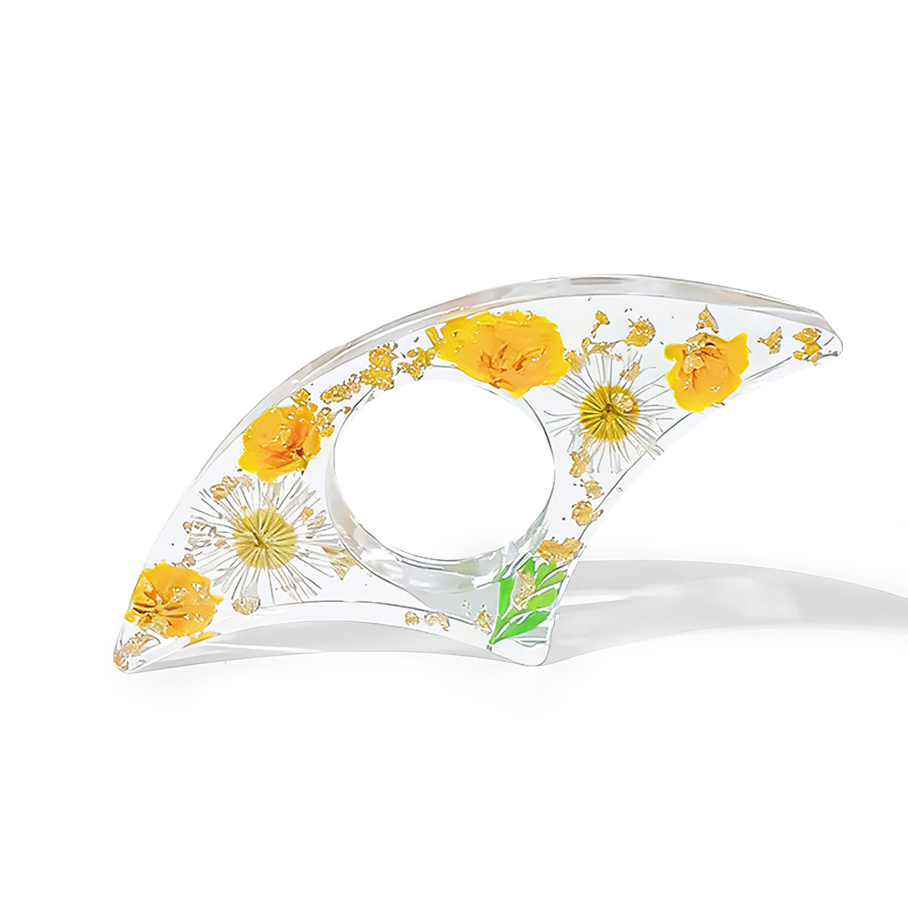 Birth Flower Book Lover - Personalized Resin Book Page Holder