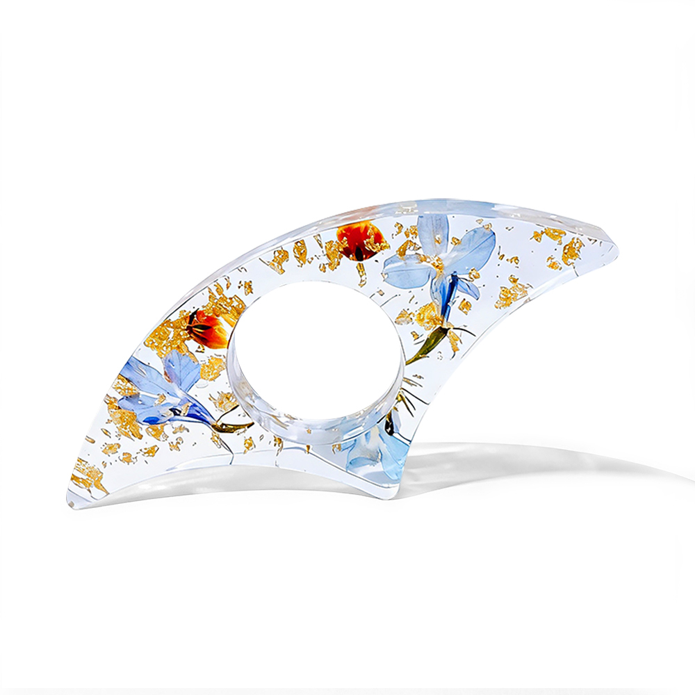 Birth Flower Book Lover - Personalized Resin Book Page Holder