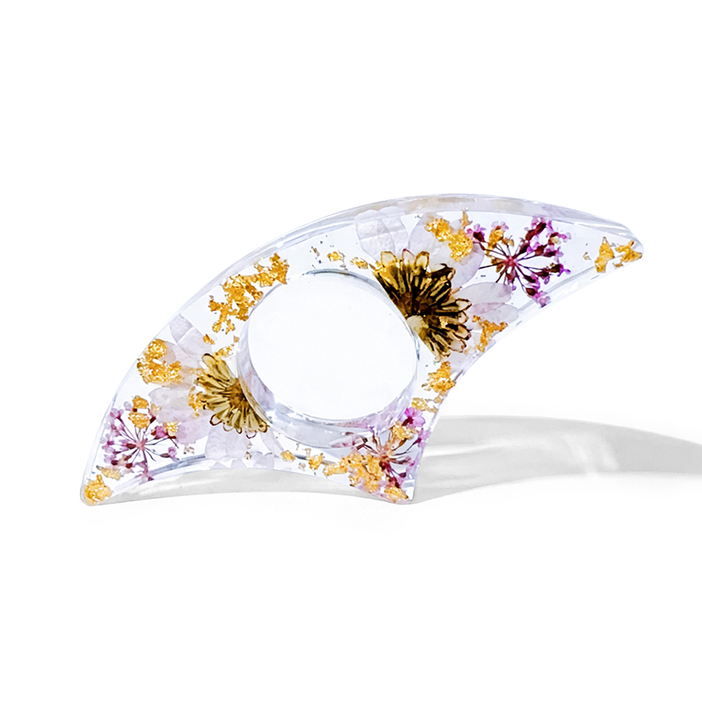 Birth Flower Book Lover - Personalized Resin Book Page Holder