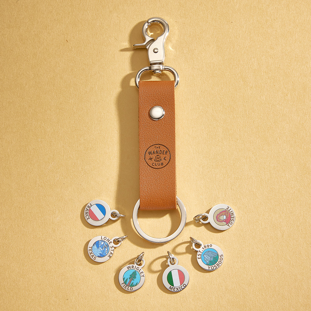 Personalized Tokens Keychain Holder Key Chain Car Accessories Keychain Groomsmen Gift for Him Dad Men Gift for Birthday Custom Engraved