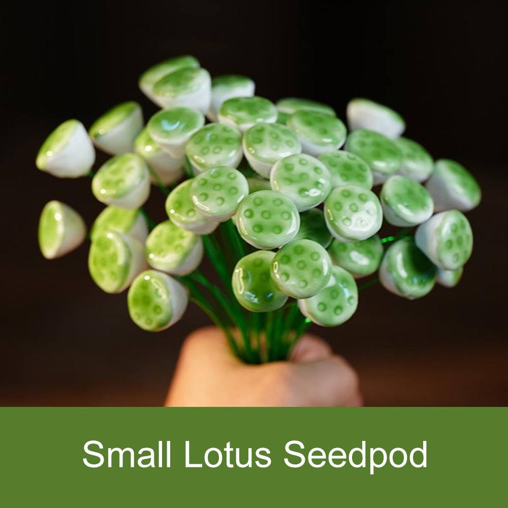 Handcrafted Ceramic Flower Bouquet Everlasting Blooms for DIY Home Decor, Perfect for Valentine'S Day, Christmas, Mother'S Day Gift