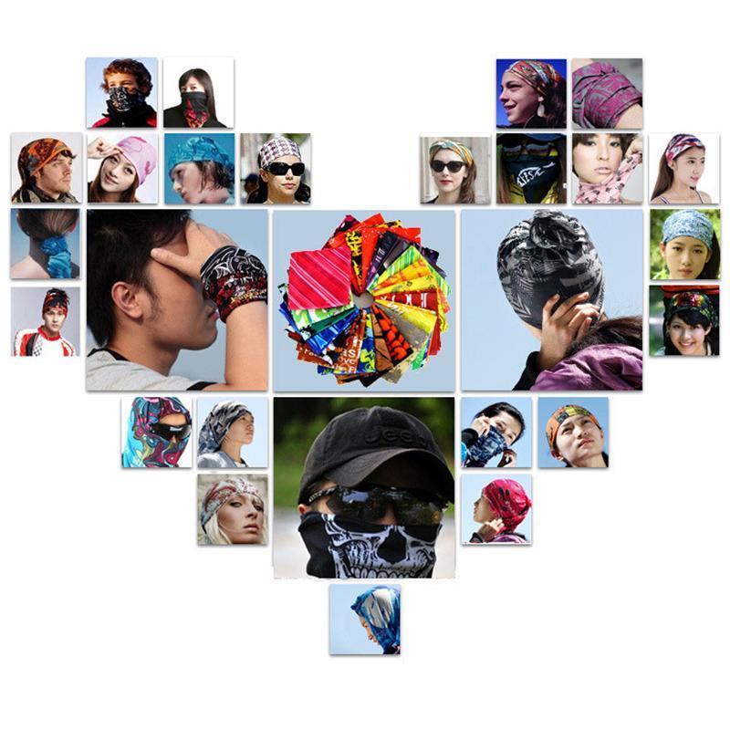 Microfiber Bandana Headband Sports Headwear Cycling Hair Scarf Face Shield - MyPhotoSocks