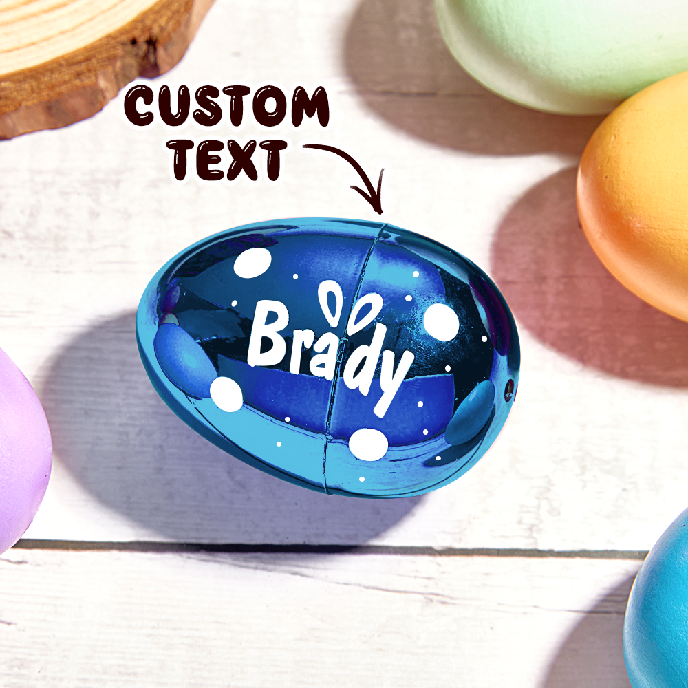 Personalized Easter Eggs Kids Easter Basket Stuffers Fillable Jumbo Easter Egg Kids Easter Gifts