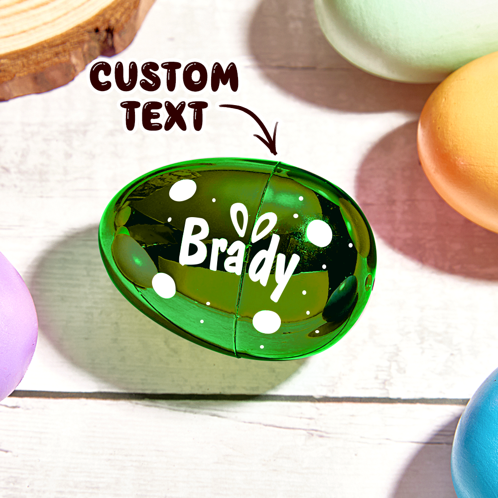Personalized Easter Eggs Kids Easter Basket Stuffers Fillable Jumbo Easter Egg Kids Easter Gifts